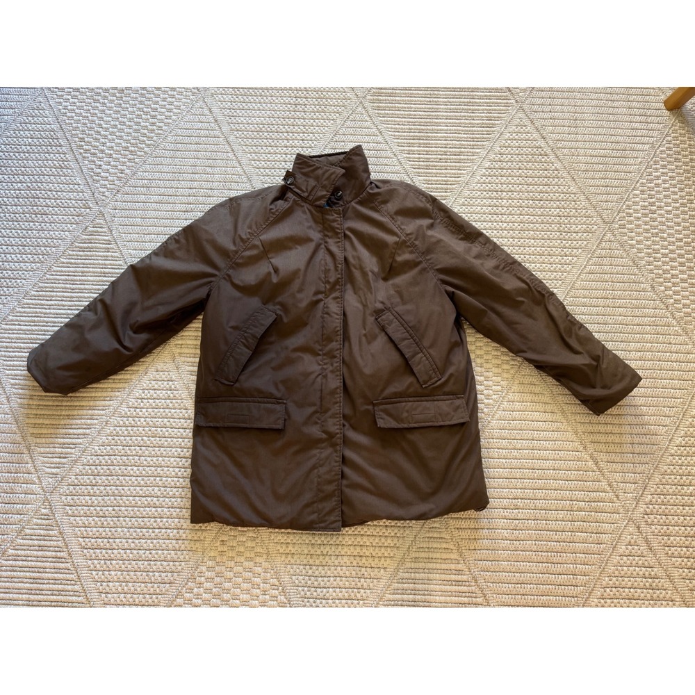 Eddie‎ Bauer North Slope Brown Goose Down Parka Jacket Men's Insulated Puffer